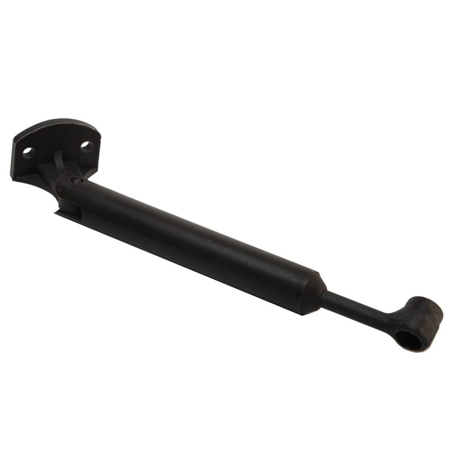 Door Support Strut RV Designer H277, Plastic, Spring-Loaded, 6-1/4 inch, 2 Per Pack, Cabinet Hardware, Black