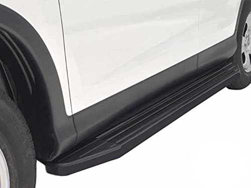 Peerless Black Horse Running Boards Compatible with 2019-2021 Hyundai Tucson-PR-HY169BK Black
