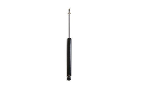 Single STEM-to-Loop Rear Shock: Max Trac Part# 2900SL-7, Twin Tube, Steel Body, Black