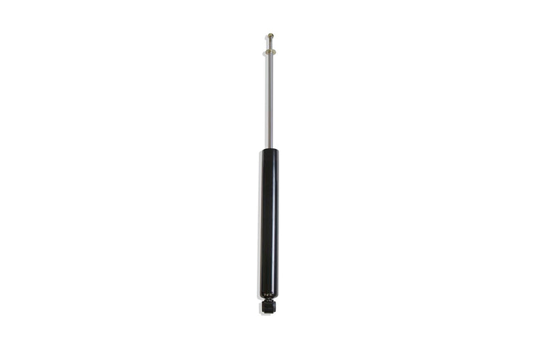 Single STEM-to-Loop Rear Shock: Max Trac Part# 2900SL-7, Twin Tube, Steel Body, Black