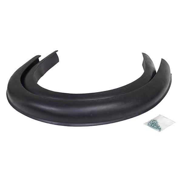 Pacer Performance Flexy Flares 52-205 Black 3-1/4" x 72" Full Coverage Heavy Duty Rubber Fender Extension Kit - 2 Piece