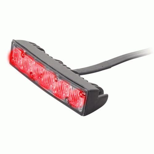 Heise Grill Marker Lights Single Color Red - 4.1 Inch - 6 Led