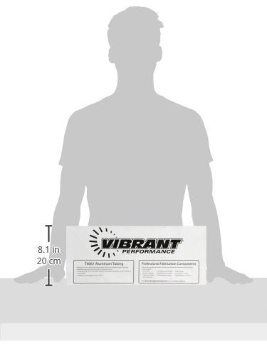 Vibrant 2880 Vibrant Performance Polished Aluminum 45 Degree Bend