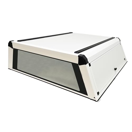 Westin 16-11290 Truck Cap EXP with Solid Front Glass fits 2024-2026 Ranger Crew Cab 5' Bed Gloss White