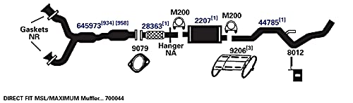 Exhaust AP Products Muffler 2207