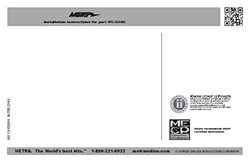 Metra Double DIN Dash Kit 95-3314G for Select 2013 and Chevy Malibu Vehicles (Black)