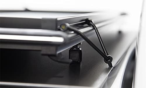 Professional LOMAX Series Tonneau Cover; Diamond Plate Finish; Split Rail; B0010039