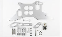 LOKAR 4150 1.75" BORE 4 Hole Plenum RAW Push/Pull Throttle Cable MOUNTING Bracket & Spring Return KIT