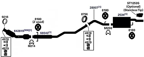 Exhaust Pipe AP Exhaust 28807