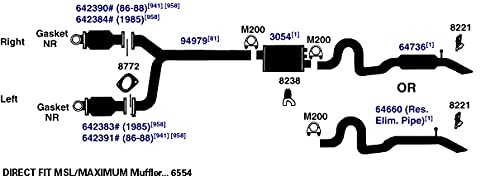 Exhaust Pipe AP Exhaust Products 94979