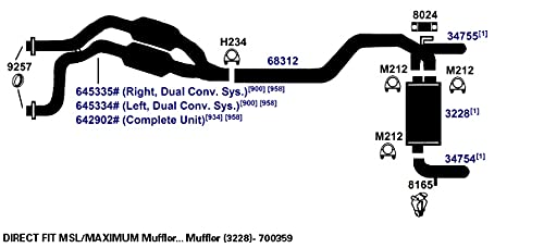 Exhaust Tail Pipe AP Exhaust Products 34754