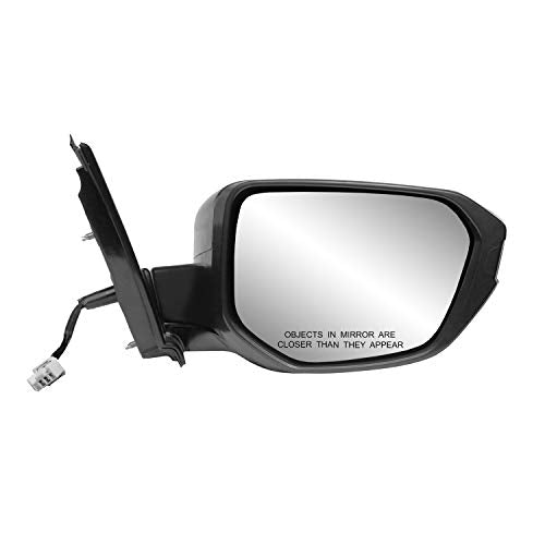 Passenger Side Fit Mirror for HONDA Civic Hatchback, (textured black w/PTM cover, foldaway), w/o turn signal, w/o camera, R, P (63633H)