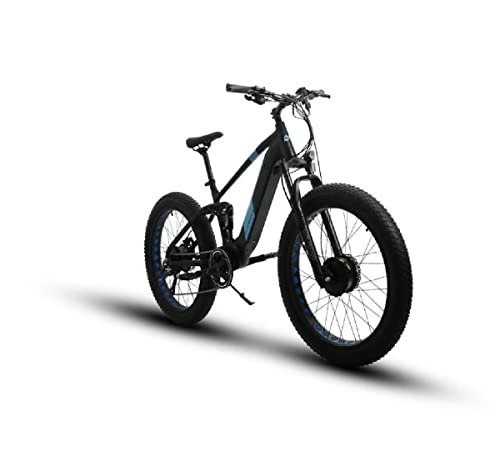 Defender-S EUNORAU 41701 17 in. 1500 watt 9-Speed AWD E-Bike Black