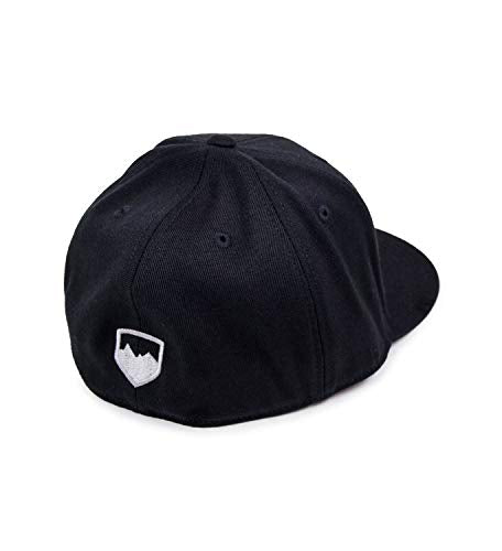 Premium Flexfit Flat Visor TeraFlex 5237020 Hat, Black - Small/Medium, 1 Pack