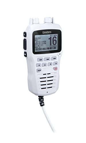 UM725 Series Marine VHF Radios Uniden UMRMIC Remote Microphone - White