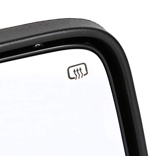 Spec-D Tuning Power Heated Right Passenger Side Chrome Mirror w/LED Signal + Puddle Light Compatible with 2007-2014 Ford F150 F-150 Truck