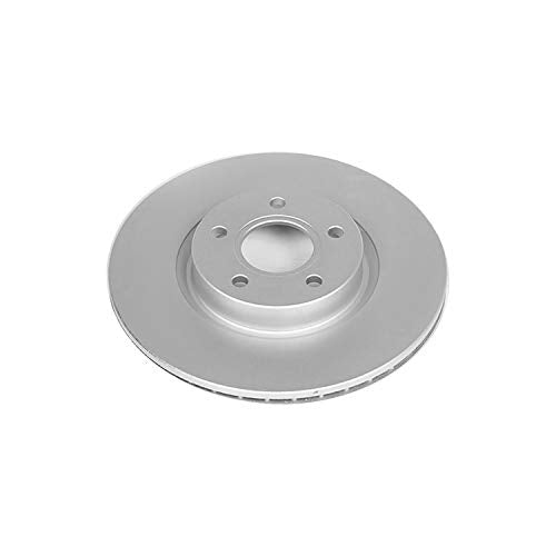 Power Stop Front EBR896EVC Coated Brake Rotor For Ford C-Max 2013-2017, Ford Escape 2013-2019, Volvo C30 2008-2013, Volvo C70 2006-2013, Volvo S40 2004-2012, V50 2005-2011 [Model Specific]