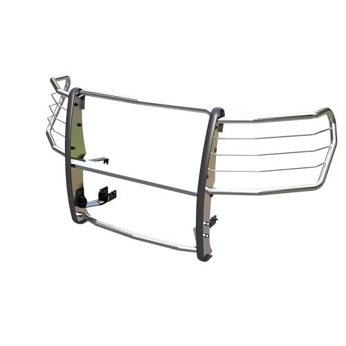 Grille Guard Kit Black Horse Modular Stainless Steel Compatible with 2019-2021 Chevrolet Silverado 1500 (Excl. 2019 Silverado 1500 LD & Incl. Diesel models with DEF tanks)-17GT29MSS-PLR