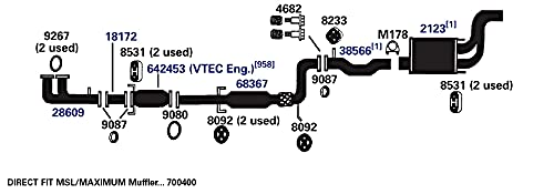 Exhaust Pipe AP Exhaust Products 68367