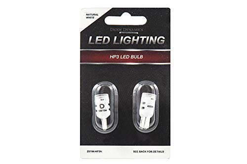 194 HP3 LED Bulbs (Pair) Diode Dynamics, Natural White (4000K)