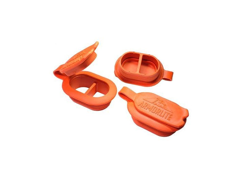 Fits 07-C WRANGLER/20-C GLADIATOR DRAIN PLUG SET QTY 4 ARMORLITE ORANGE Armorlite® (B1006727-ORG1-AA)