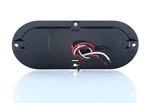 6" Oval Optronics STL73RBP Sealed LED Stop/Turn/Tail Light, Red