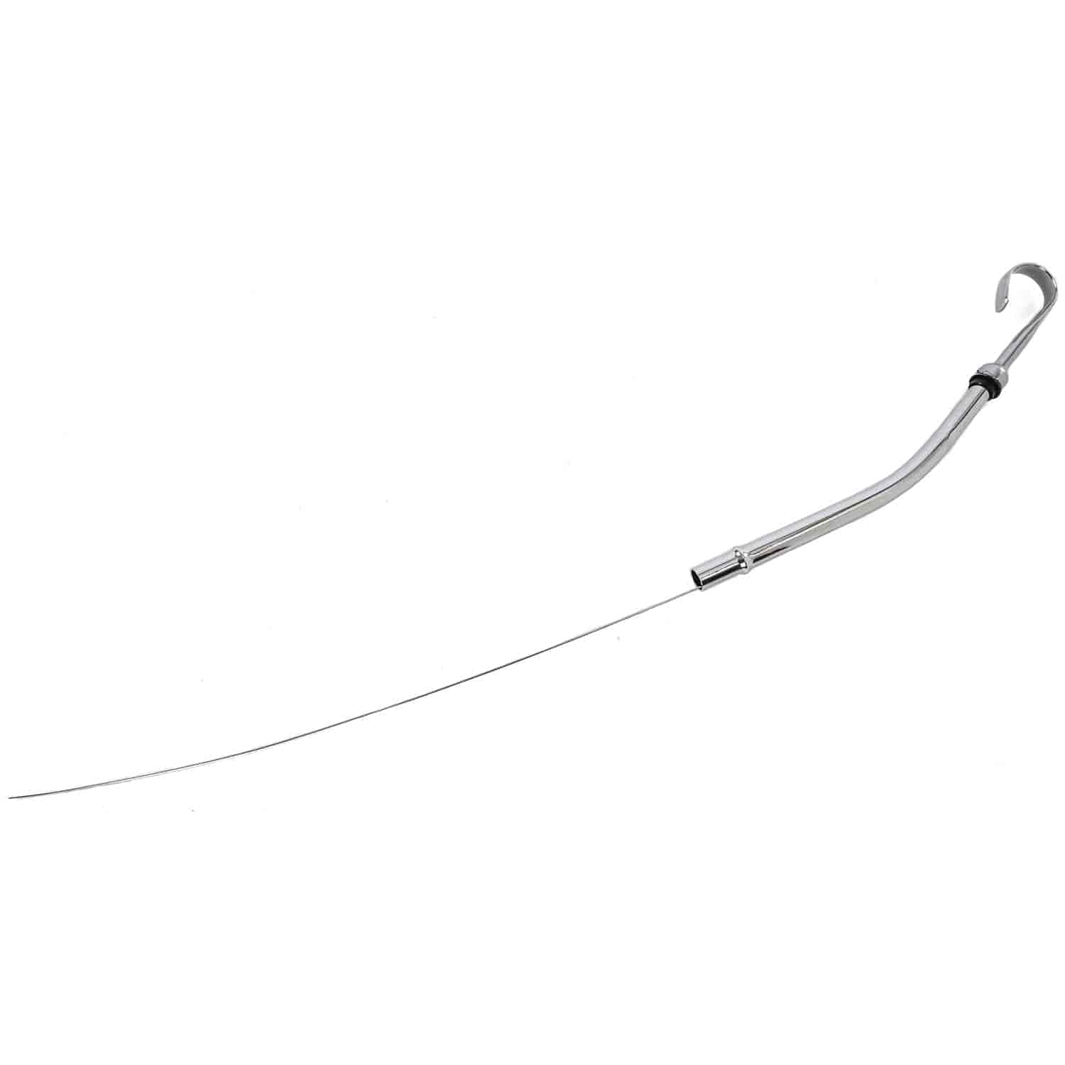 Engine Dipstick Proform 66116 with Chrome Steel Tube and Hook Handle for Small Block Chevy
