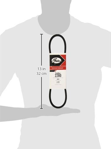 Truflex Gates 2280 FHP Low Horse-Power V-Belt, Black