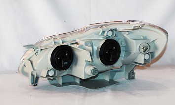 Right TYC Headlight Assembly Compatible with 2005-2008 Toyota Corolla