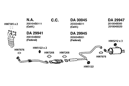HW7076 Ansa - Exhaust Pipe Flange Gasket