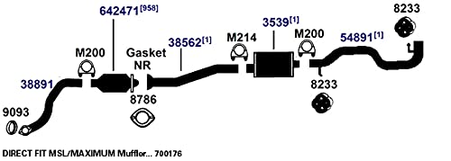 700176 AP Exhaust Products Muffler