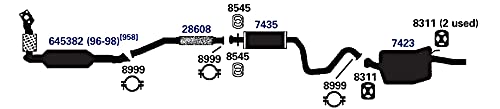 Exhaust Muffler AP Exhaust Products 7435