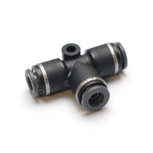 Push-to-Connect Ridetech 31958400 Tube Fitting, Adapter, 1/2" Tube Union Tee Fitting
