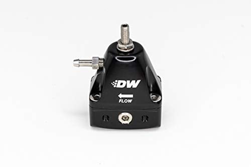 Adjustable DeatschWerks DWR1000iL Fuel Pressure Regulator, Black in-line