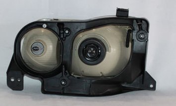 Left TYC Headlight Assembly Compatible with 1999-2004 Chevrolet Geo Tracker