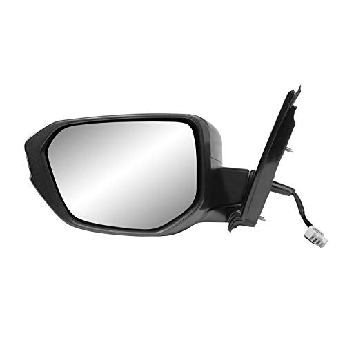 Driver Side Fit Mirror for HONDA Civic Hatchback, (textured black w/PTM cover, foldaway), w/o turn signal, w/o camera, L, P (63634H)