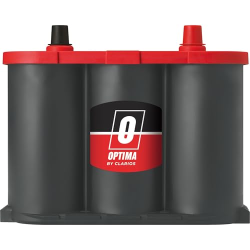 High Performance OPTIMA Batteries 34R RedTop Sealed AGM Car, Truck and SUV Starting Battery, 800 CCA, SAE Terminal, Maintenance Free, Versitile Mounting
