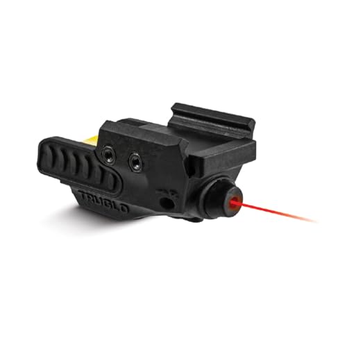 TRUGLO Compact Sight Line Durable Lightweight CR1/3N Battery Tactical Handgun Laser Sight for Picatinny, Weaver, or Pistol Rail Mount