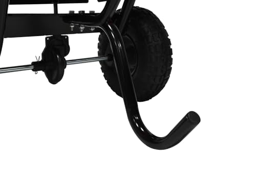 Agri-Fab 45-0575, Push Ice Melt Broadcast Spreader 85lb Capacity, Approximately Coverage of ¼ Acre (14,000 sq. ft.), 10-Ft Spread Width, Direct Rod Control, Includes Grate and Built in Deflector