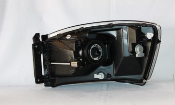 2006 DODGE RAM 1500 2500 3500 AUTOMOTIVE REPLACEMENT HEAD LIGHT w/o BLACK BEZEL RIGHT TYC 20-6747-00