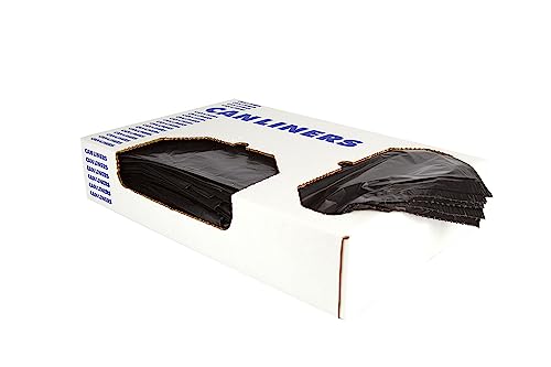 Economical X-Liner by Heritage Bag, Heavy Duty Can Liner 43"x47", Black, 2.0Mil, 100 pack