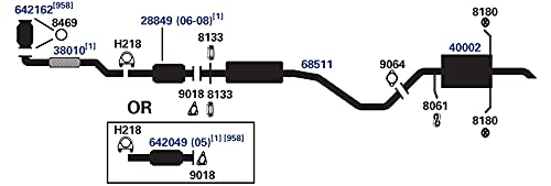 Exhaust Pipe New for Forenza Reno