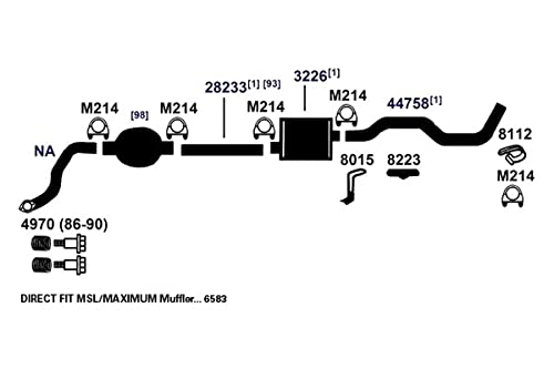 Exhaust Tail Pipe AP Exhaust Products 44758