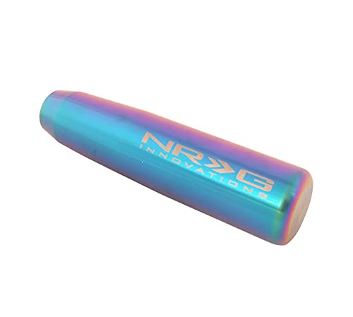 Universal NRG Short Shifter Knob - 5in. Length / Heavy Weight 1.27Lbs. - Multi Color/Neochrome