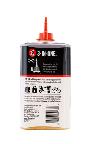 Multi-Purpose 3-IN-ONE Oil, 8 OZ