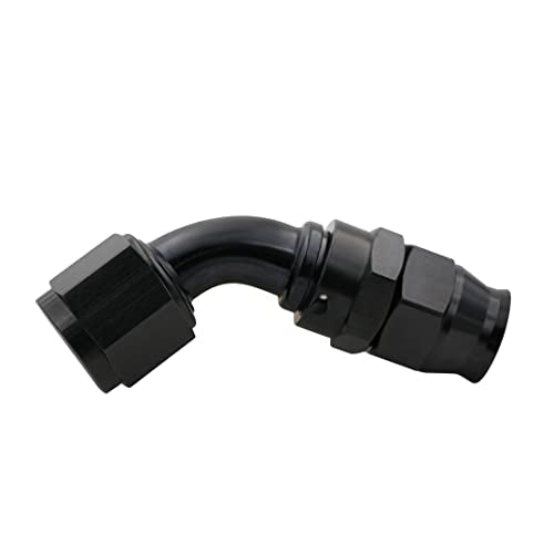 Aeromotive Hose End, PTFE, AN-06, 60°, Blk Andz