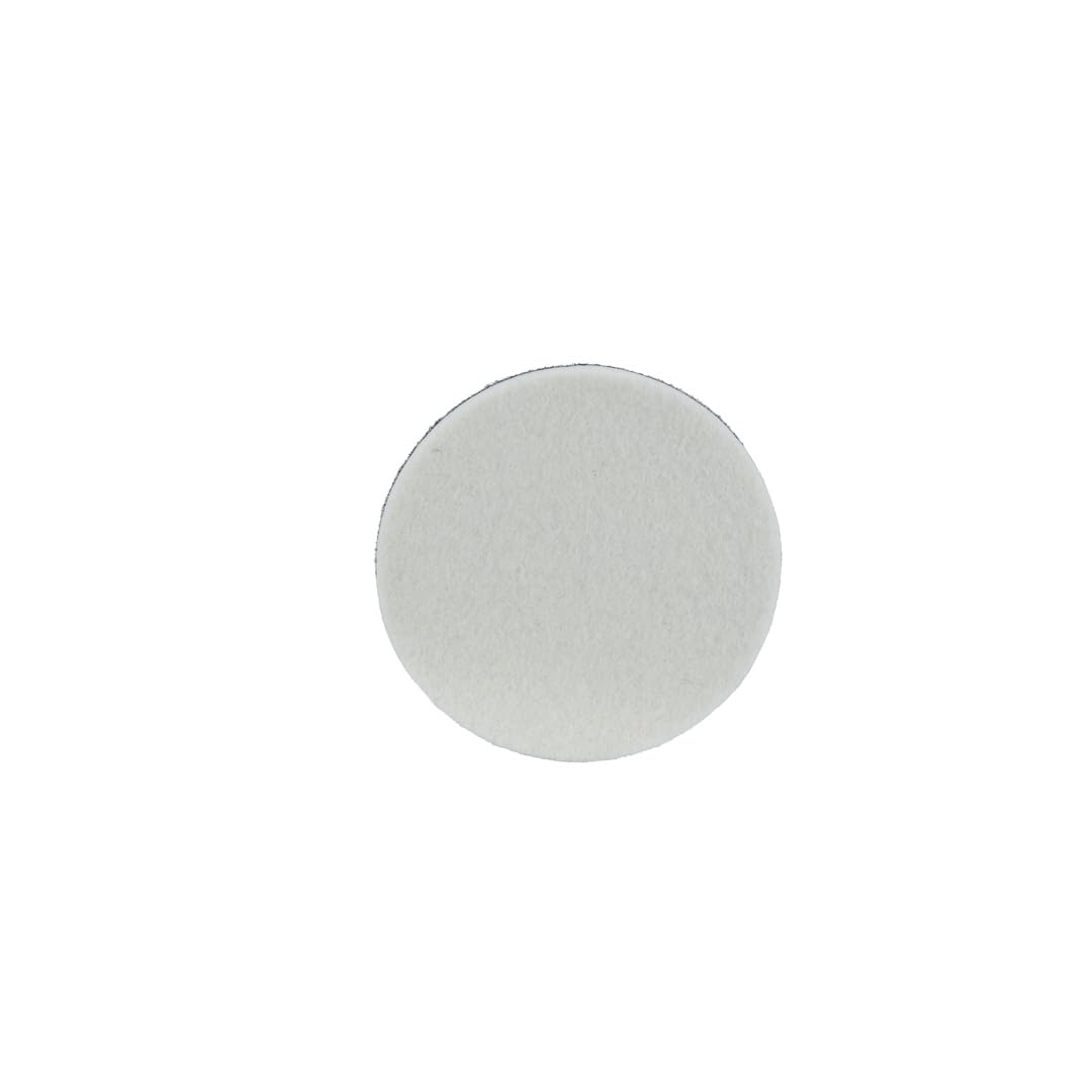 3” Maxshine 2-Pack Wool Felt Glass Polishing Pad – 100% Compressed Natural Wool with Hook & Loop – for Glass, Hard Paint & Irregular Surfaces – DA & Rotary Polisher Compatible