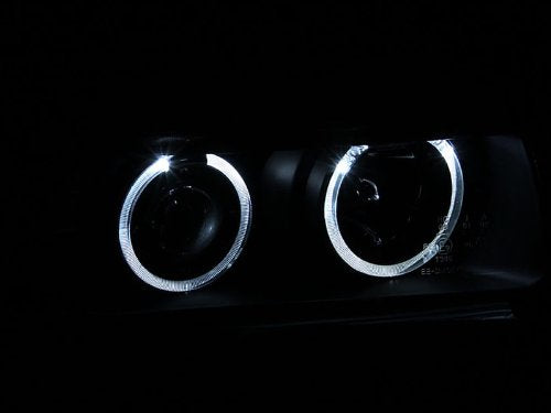 G2 Anzo USA 121011 Projector Halo Black Clear Amber(Ccfl) - (Sold in Pairs)