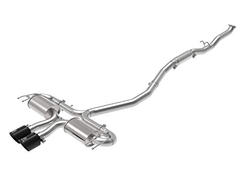 Takeda aFe Power 49-36624-B 3 IN 304 Stainless Steel Cat-Back Exhaust System w/Black Tips