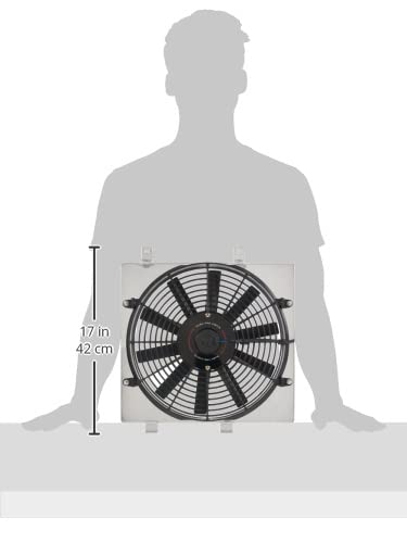 Mishimoto Performance Aluminum Fan Shroud MMFS-EVO-01 Fits Mitsubishi Lancer Evo 7/8/9 2001-2007 Silver